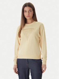 Guess Bluza W6GQ09 K3183 Żółty jasny Regular Fit