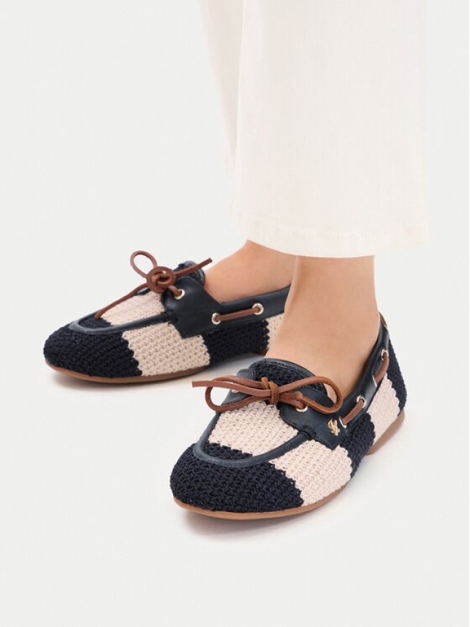 Tommy Hilfiger Mokasyny Th Flex FW0FW09506 Granatowy