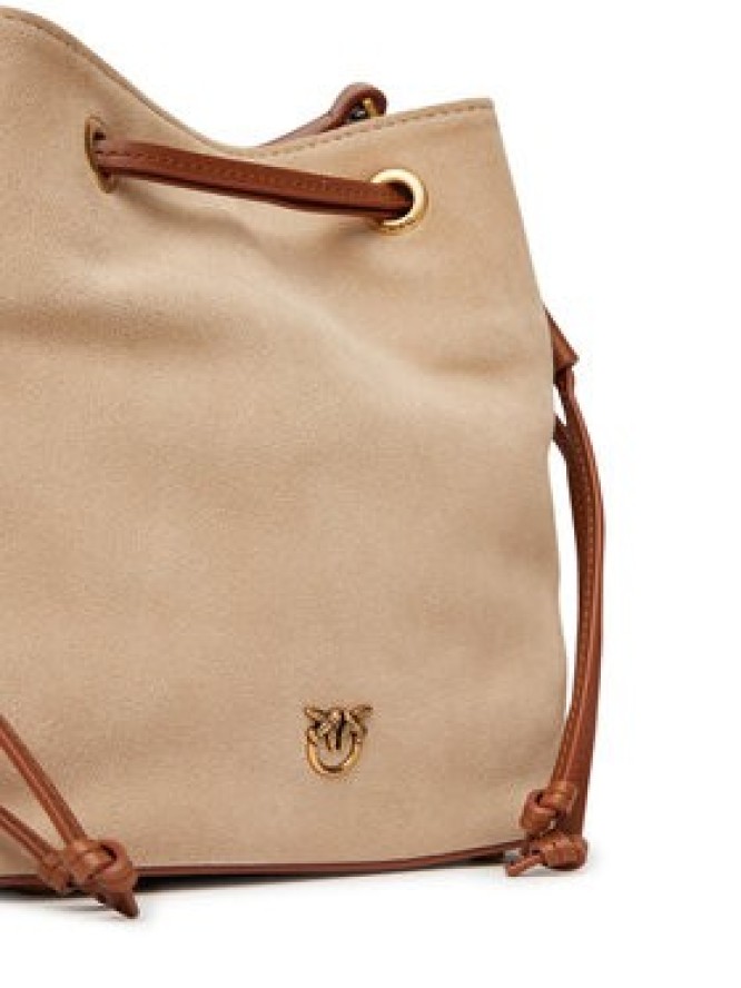 PINKO Torebka Secchiello Mini PE 25 PLTT 104303 A2CC Beżowy