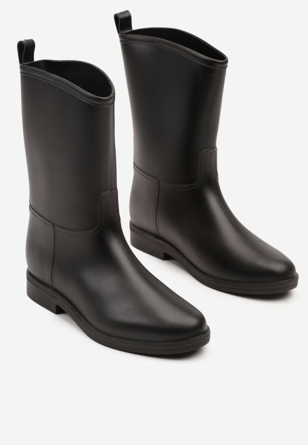 Czarne Kalosze w Minimalistycznym Stylu Kaliris