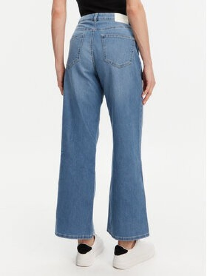 Tom Tailor Jeansy 1043509 Niebieski Wide Leg