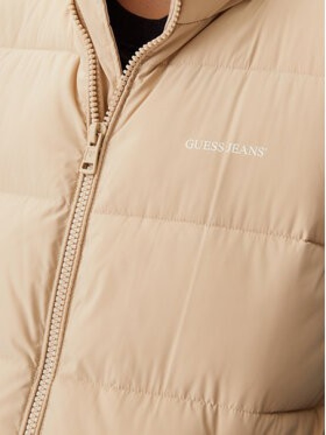 Guess Jeans Bezrękawnik W4BN59 WGII2 Beżowy Regular Fit