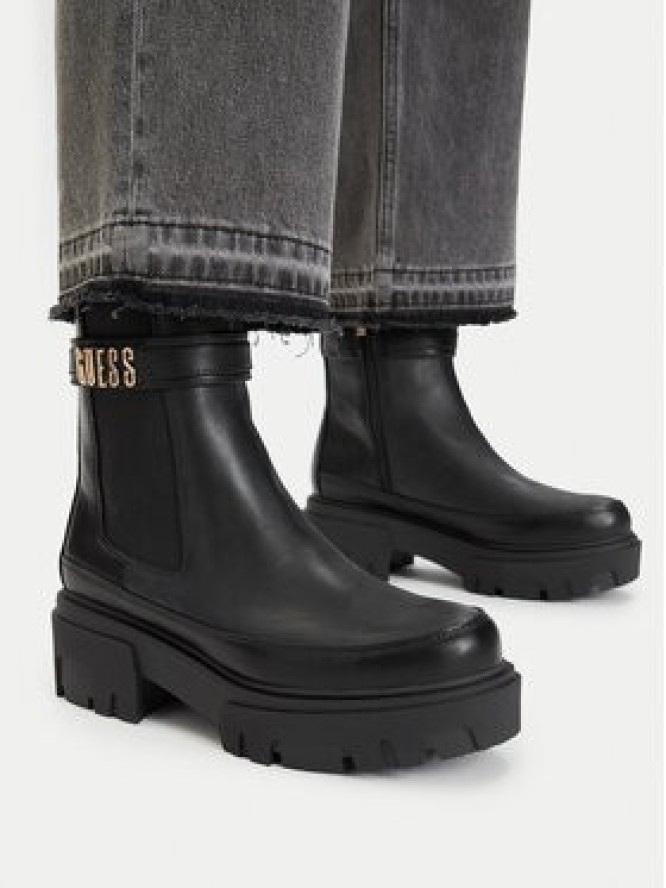 Guess Botki Yelma FL8YEA ELE10 Czarny
