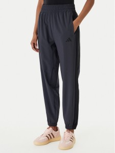 adidas Spodnie dresowe Train Essentials 3-Stripes Woven KC5496 Czarny Regular Fit