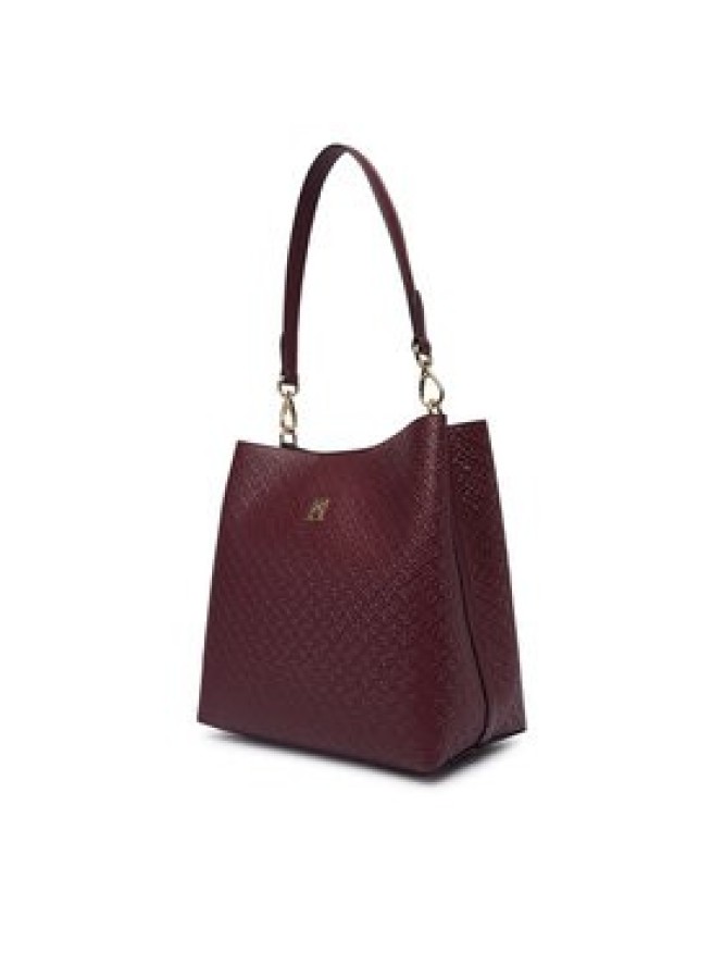 Tommy Hilfiger Torebka Th Icon Shoulder Bag Mono AW0AW19000 Bordowy