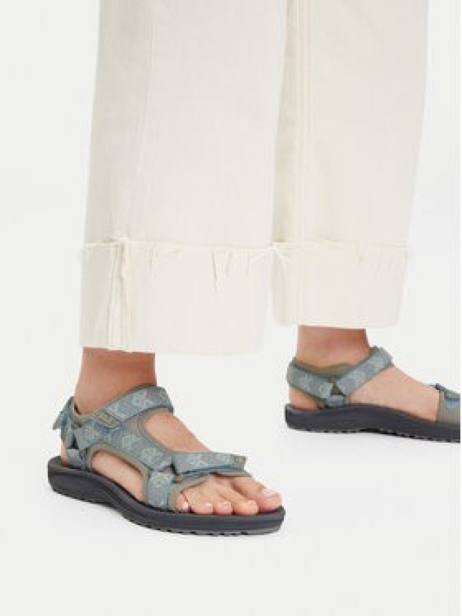 Jack Wolfskin Sandały Wave Breaker 4050291 Zielony