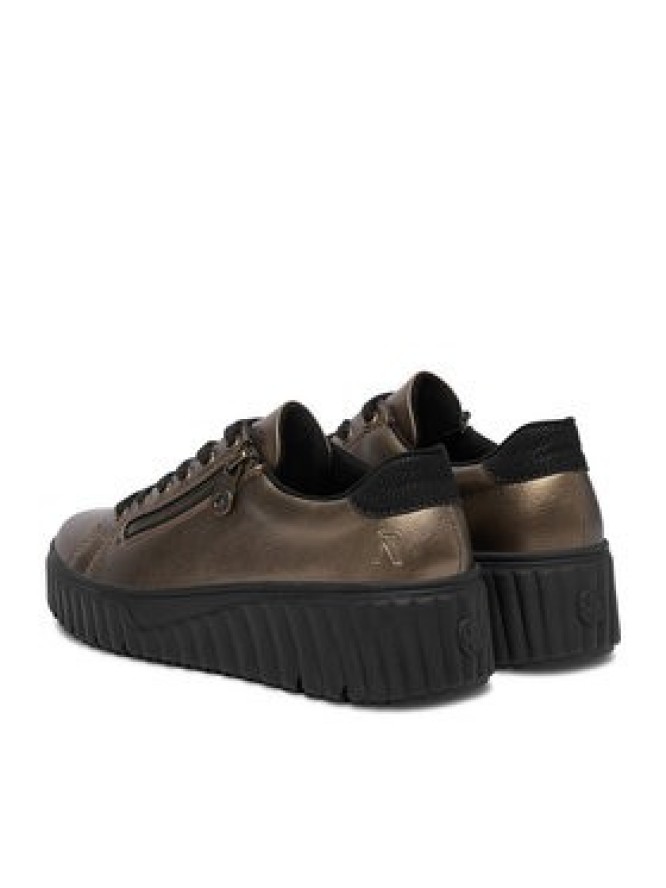 Rieker Sneakersy CEO-N2501-90 Złoty