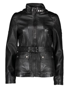 7eleven Skórzana kurtka "Kati" w kolorze czarnym rozmiar: 36