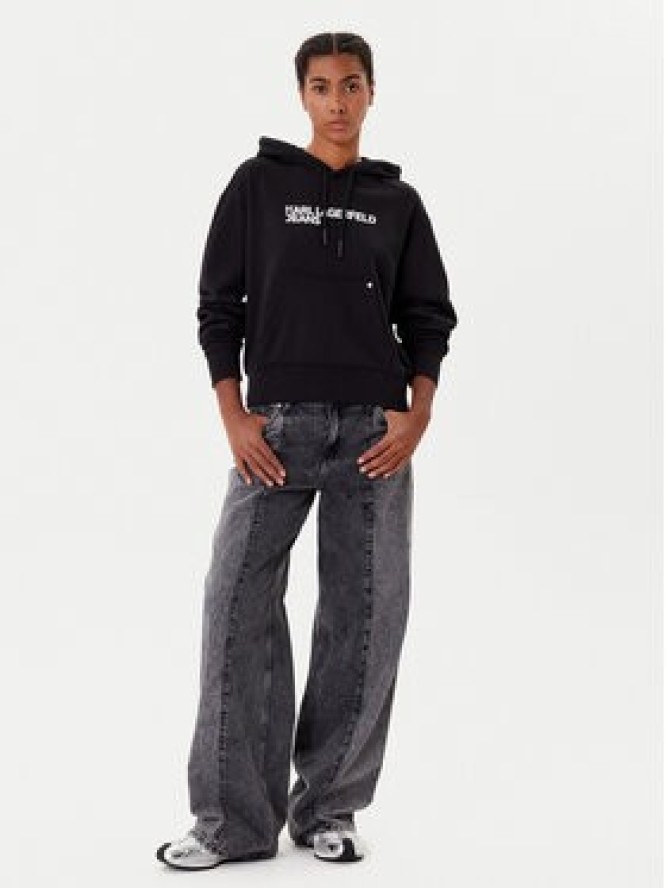 Karl Lagerfeld Jeans Bluza A2W20053 Czarny Regular Fit