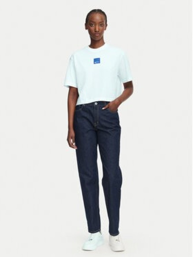 Karl Lagerfeld Jeans T-Shirt B3W17022 Biały Boxy Fit