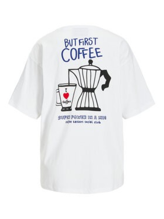 JJXX T-Shirt Nina 12273776 Biały Loose Fit