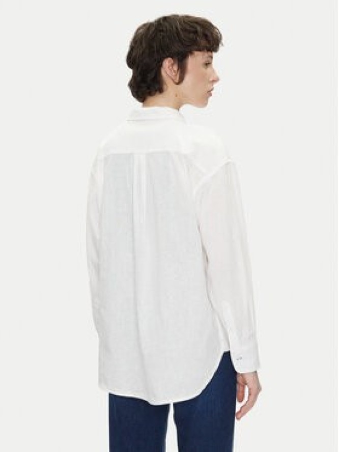 Pepe Jeans Koszula Chipper PL304993 Biały Loose Fit