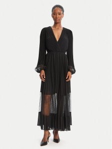 TWINSET Sukienka wieczorowa 252TP2641 Czarny Regular Fit