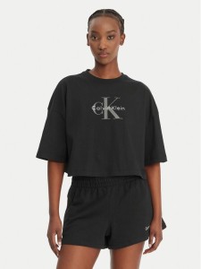 Calvin Klein Jeans T-Shirt LV047F828G Czarny Boxy Fit