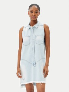 One Teaspoon Sukienka jeansowa Braxton 25354 Błękitny Regular Fit