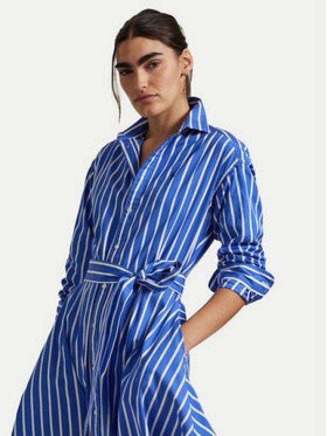 Polo Ralph Lauren Sukienka koszulowa 211891428004 Niebieski Regular Fit