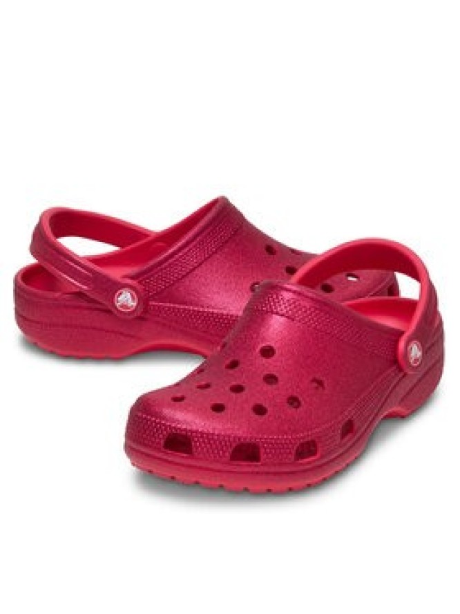 Crocs Klapki Classic Glitter Clog 205942 Różowy