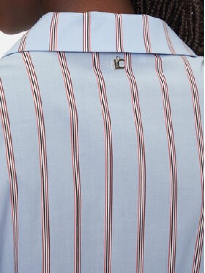 LOLA CASADEMUNT Sukienka koszulowa LS2516016 Błękitny Regular Fit