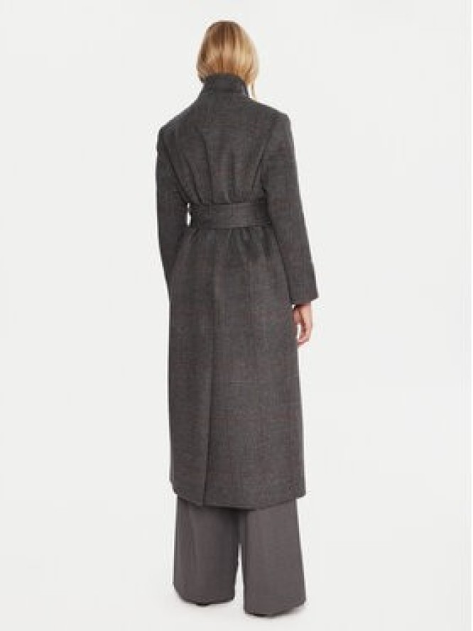 Marella Płaszcz wełniany Giostro 2523016162 Szary Regular Fit