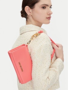 LOVE MOSCHINO Torebka JC4051PP1MLF0464 Koralowy