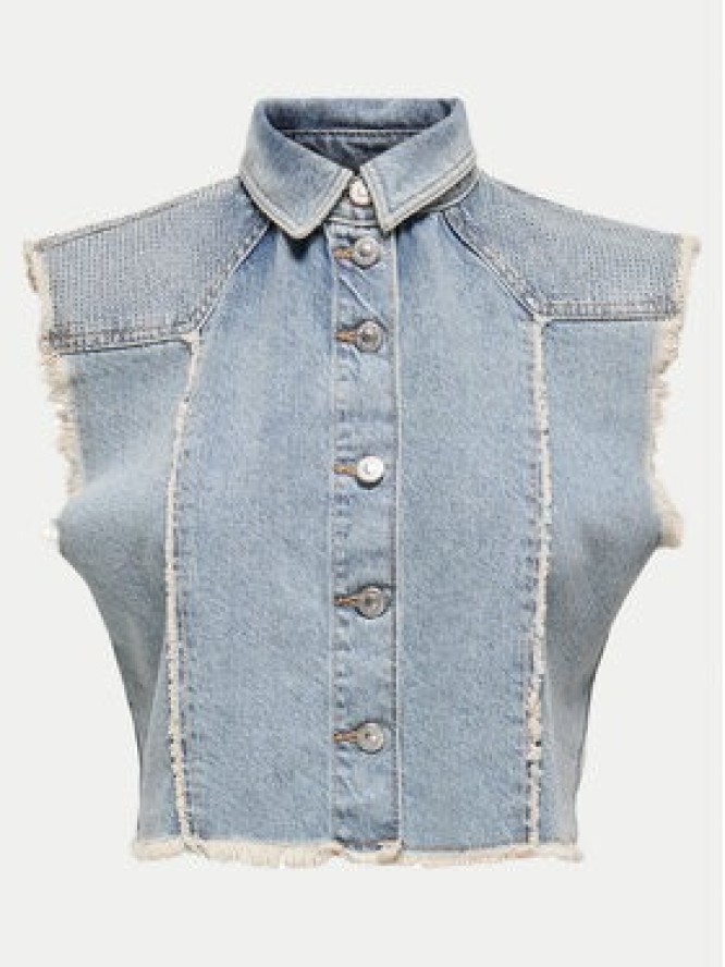 ONLY Kamizelka Hollywood 15341021 Niebieski Regular Fit
