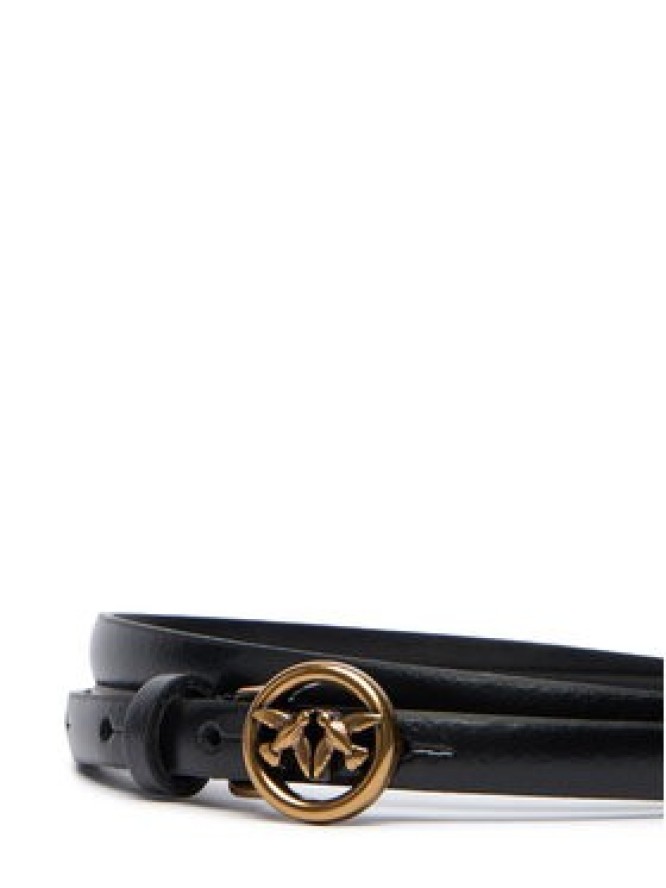 PINKO Pasek Damski Thin Belt H1 20252 PLT11 05481.A2QP Czarny