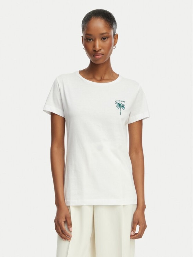 BOSS T-Shirt C_Elove_4 50559077 Biały Slim Fit