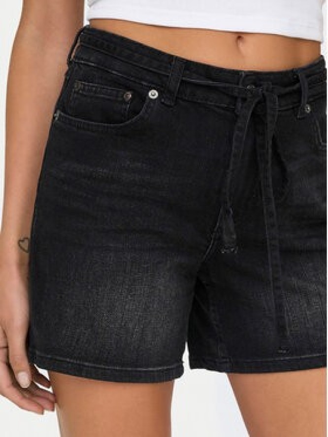 ONLY Szorty jeansowe Gianna 15340706 Czarny Regular Fit