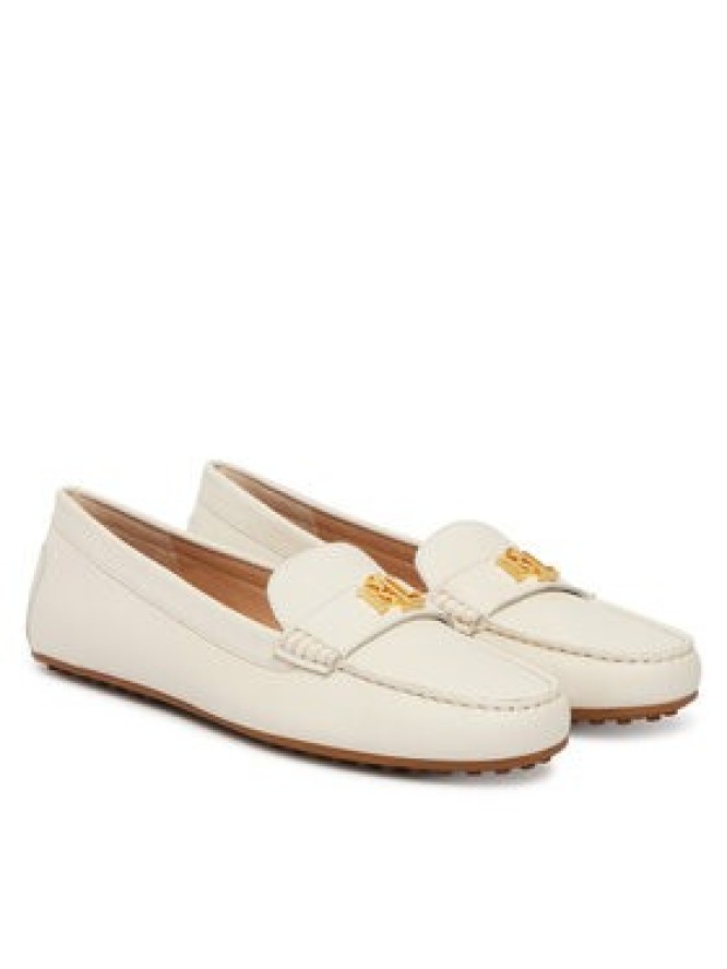 LAUREN RALPH LAUREN Mokasyny 802852847025 Biały