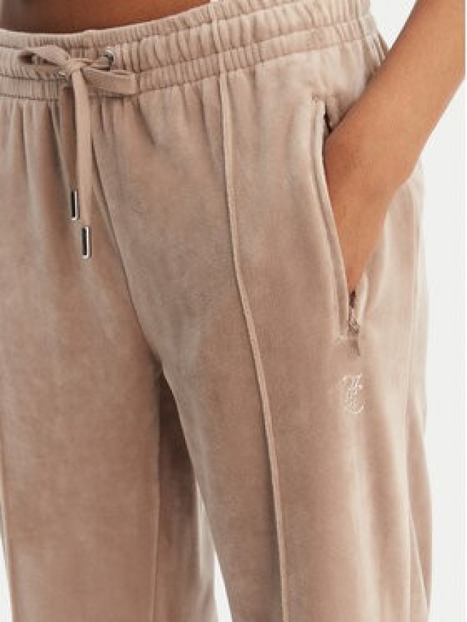 Juicy Couture Spodnie dresowe Tina JCWBJ126327 Beżowy Straight Leg