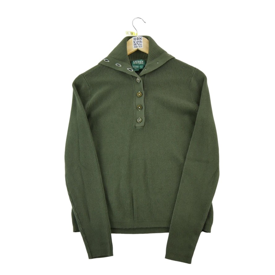 Damski sweter w kolorze khaki