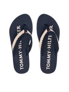 Tommy Hilfiger Japonki Crochet Summer FW0FW09417 Granatowy