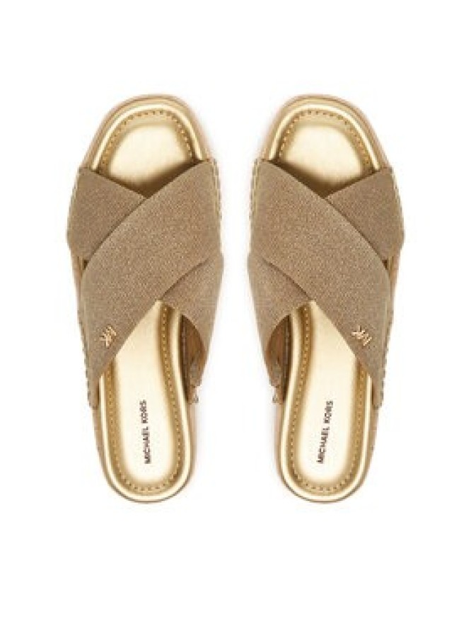 MICHAEL Michael Kors Espadryle Kenzie 40S6KZFS3D Złoty