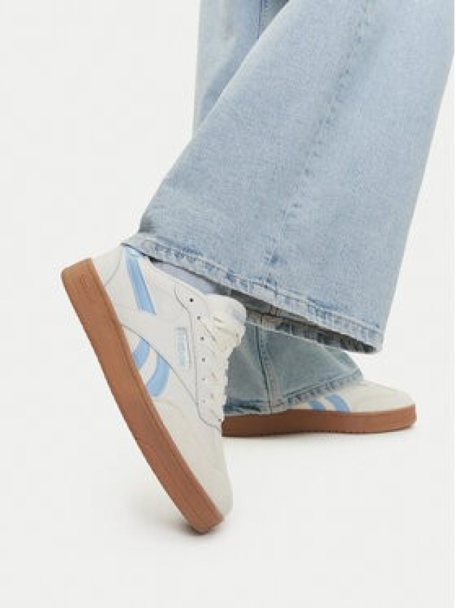 Reebok Sneakersy FORTE LOUNGER DOUBLE UP AR30255WCLT Écru