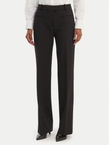 HUGO Spodnie materiałowe Hilayla 50555896 Czarny Slim Fit