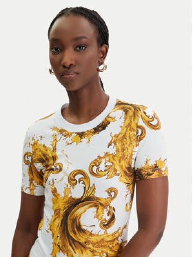 Versace Jeans Couture Spódnica mini 80HAE820 NS834 Biały Regular Fit