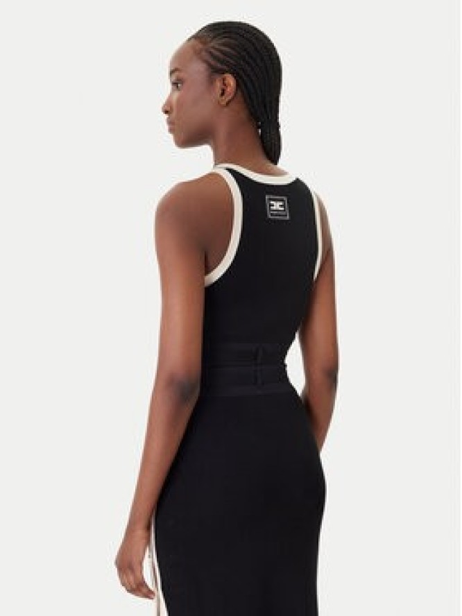 Elisabetta Franchi Top TK-71S-61E2-V270 Czarny Regular Fit