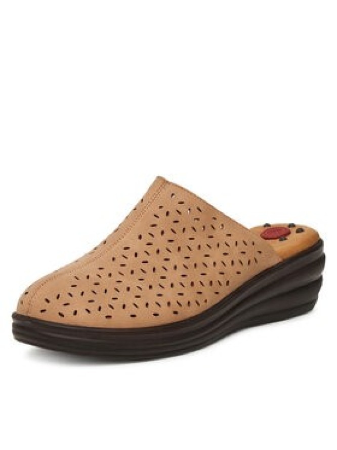 Go Soft Klapki LA3J7701-7 Beżowy