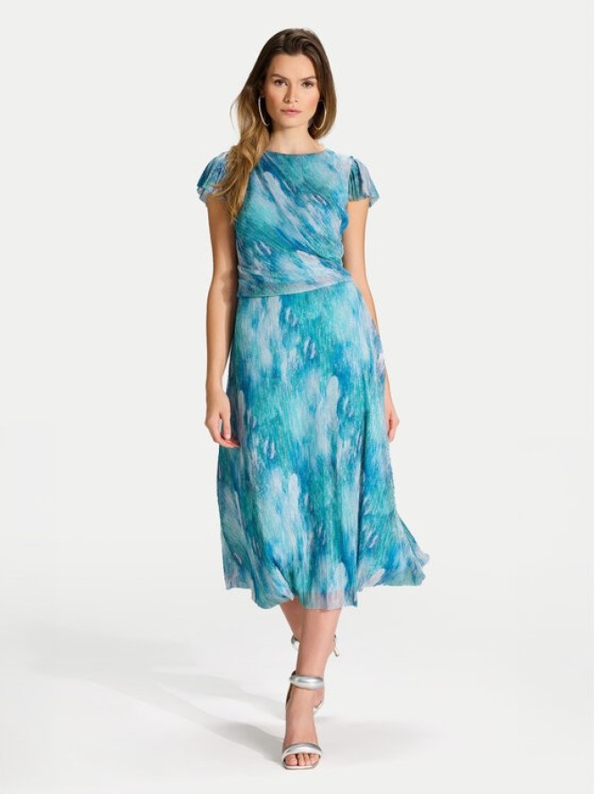 Swing Sukienka koktajlowa 5AI21300 Niebieski Regular Fit