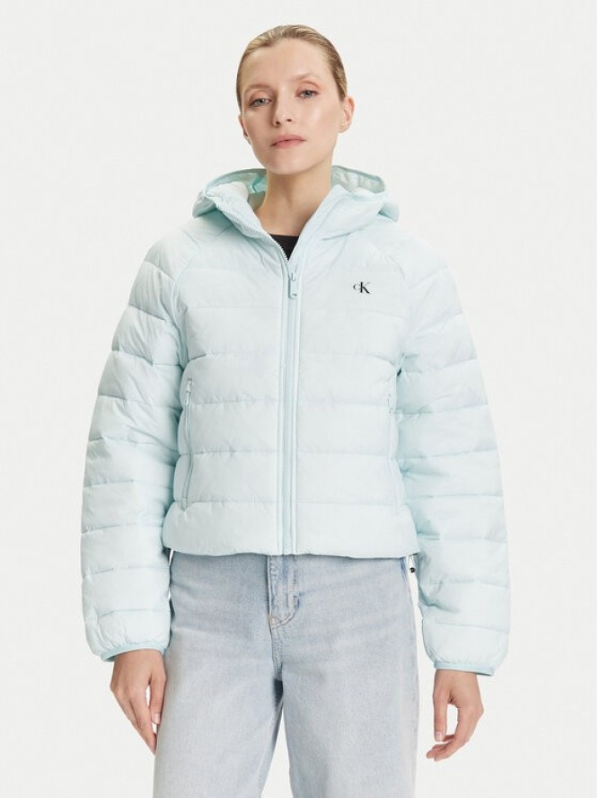 Calvin Klein Jeans Kurtka przejściowa LV047C510G Błękitny Regular Fit