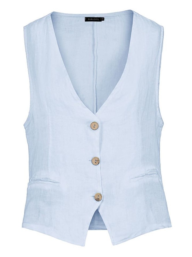 Eight2Nine Kamizelka w kolorze błękitnym rozmiar: M/L