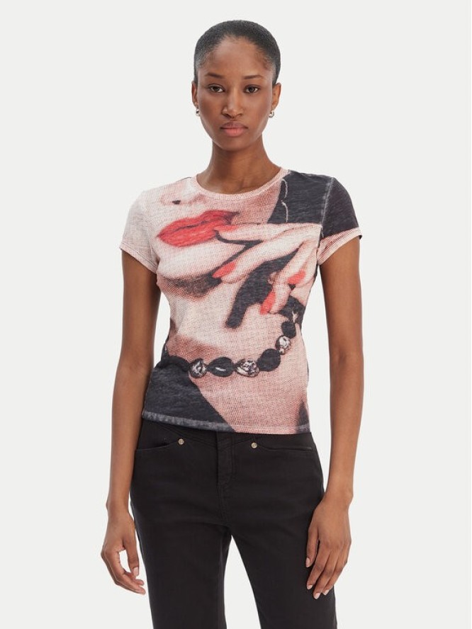 Guess T-Shirt W6RI49 KCCG0 Kolorowy Regular Fit