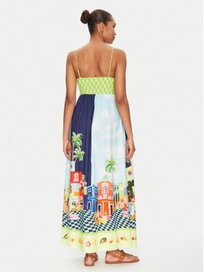 Seafolly Sukienka letnia Cuba 55439-DR Kolorowy Relaxed Fit