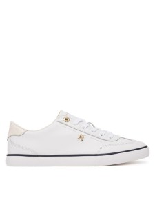 Tommy Hilfiger Sneakersy Th Chic Low Profile Vulc FW0FW09104 Biały