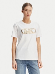 MICHAEL Michael Kors T-Shirt MS651SC97J Biały Regular Fit