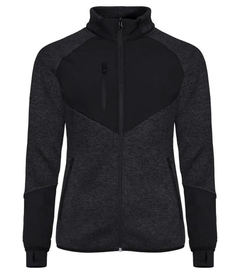 clique Haines Women ciepła kurtka polarowa z wstawkami softshell