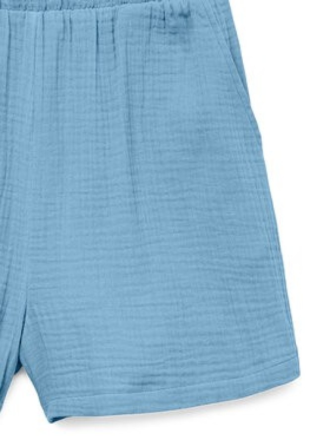 Vero Moda Szorty materiałowe Natali 10279687 Niebieski Baggy Fit
