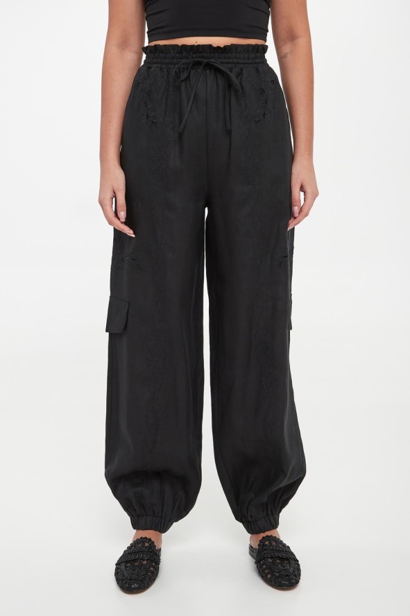 Spodnie damskie lniane TWINSET