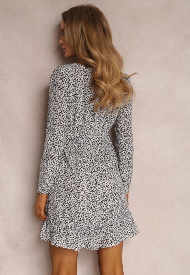 Biało-Czarna Sukienka Bathetis