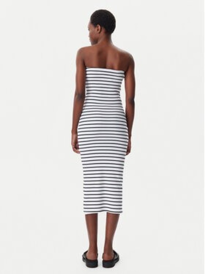 Calvin Klein Jeans Sukienka letnia J20J225263 Biały Slim Fit